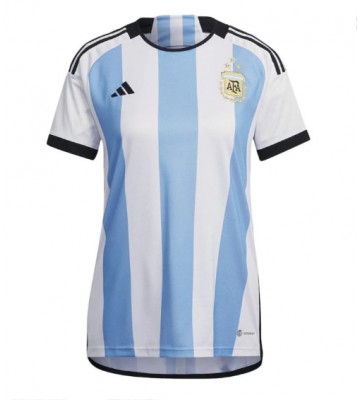 Maillot de foot Argentine Domicile Femmes Monde 2022 Manches Courte